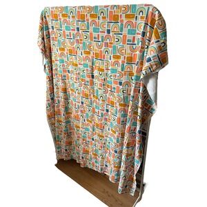 POP! JOANN Abstract Rainbow Geometric Cotton spandex Fabric Multicolor kids 120"